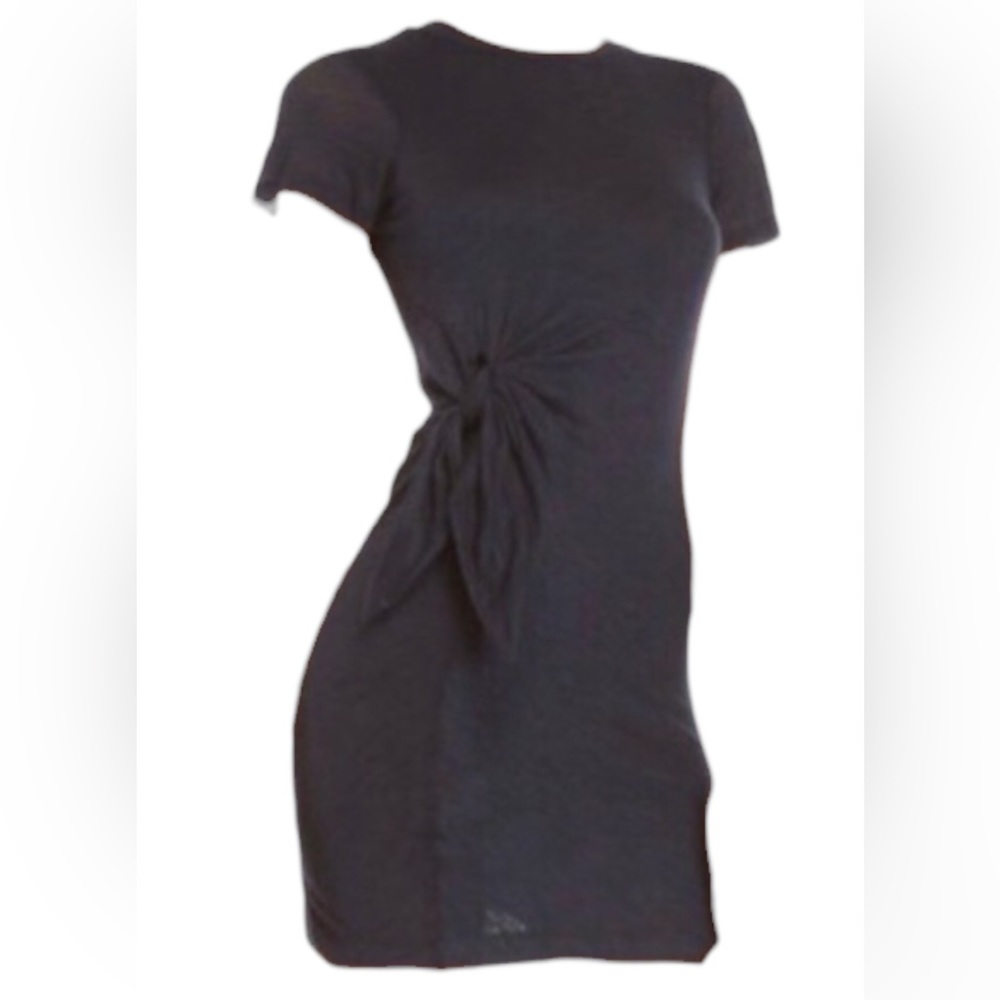 Kendall and Kylie Knotted Cotton t-shirt dress - Picture 6 of 6